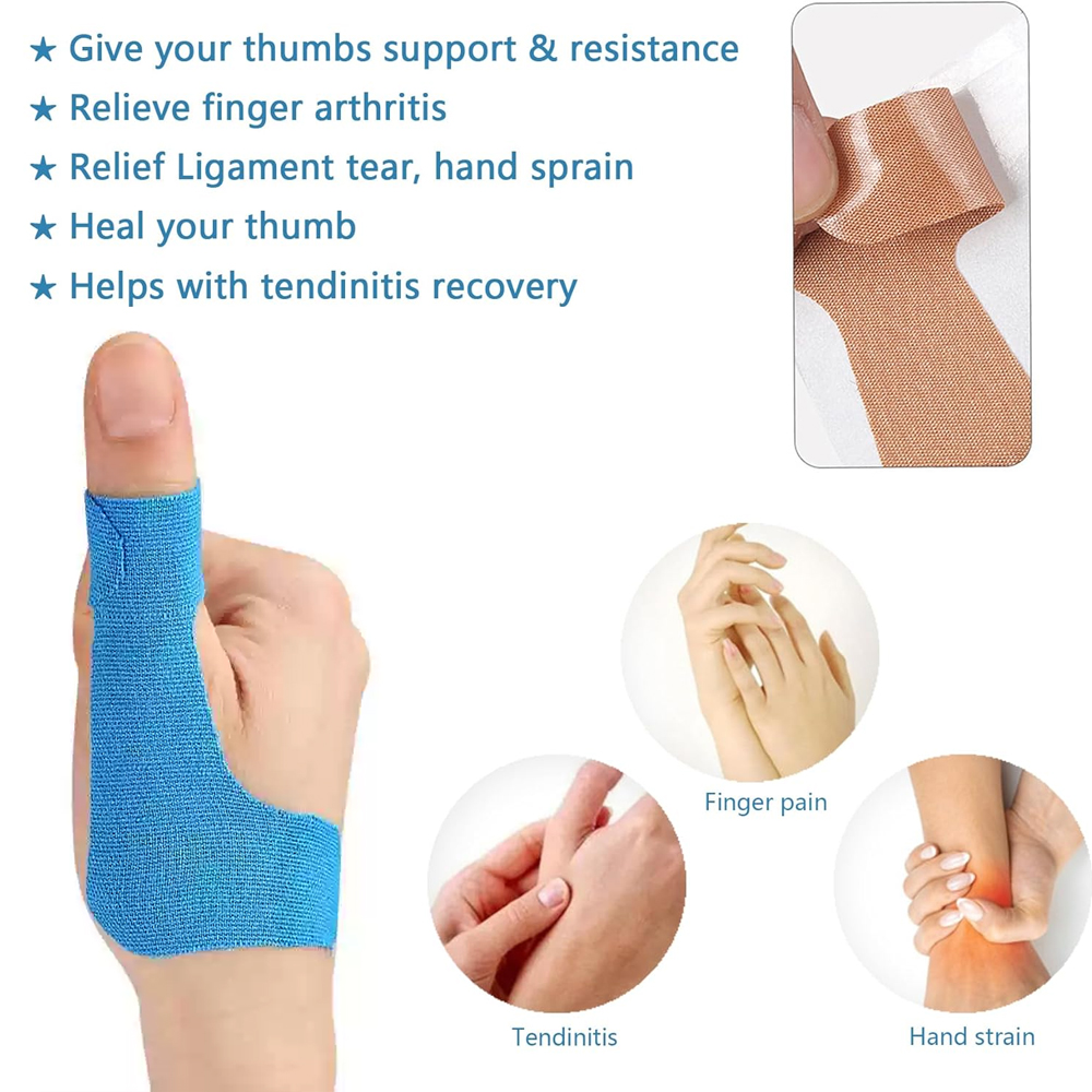 Kinesiology Tape Sports - 10 STKS Kinesiologie Tape voor Duim,