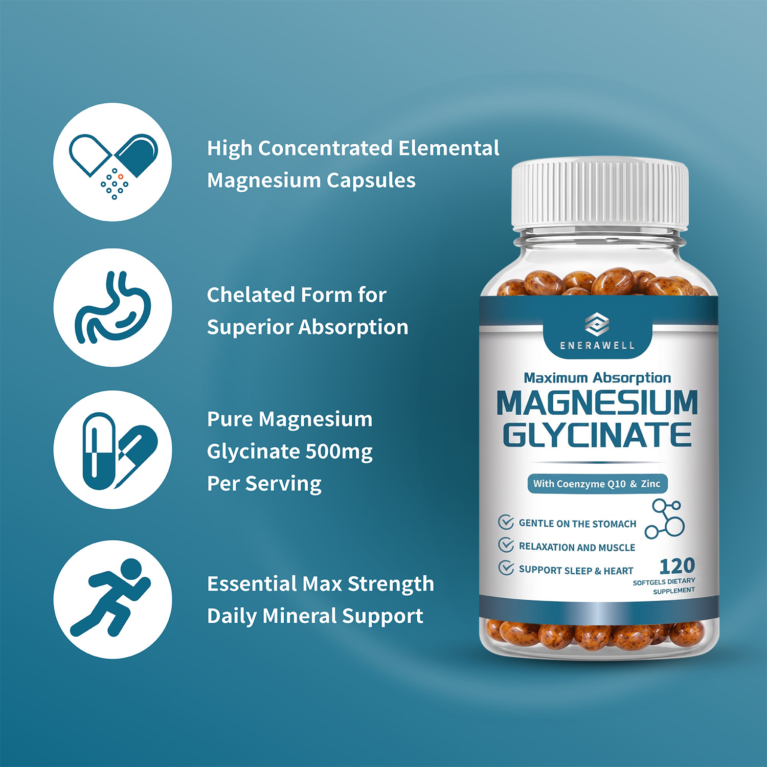 Magnesiumglycinaat 500mg Voedi - Wellness Health Nutrition recensie en prijs