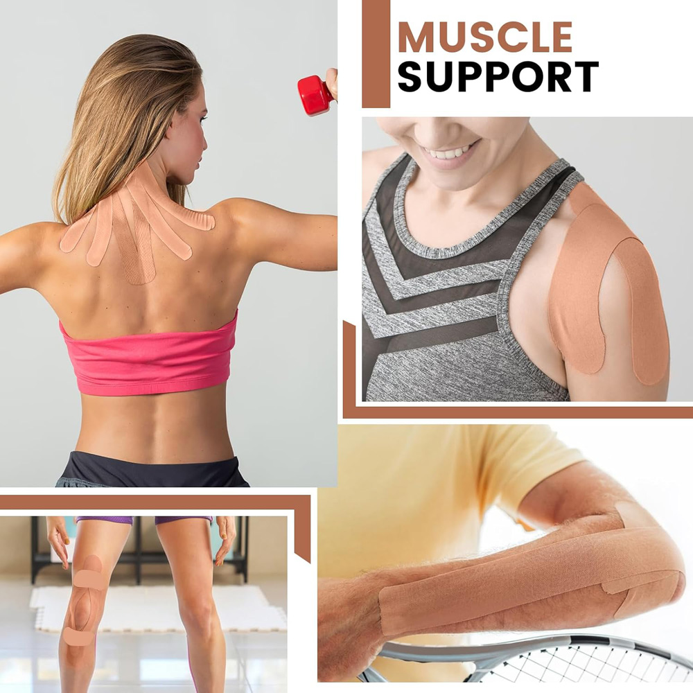 5-rol Kinesiologietape voorges - Kinesiology Tape Sports recensie en prijs
